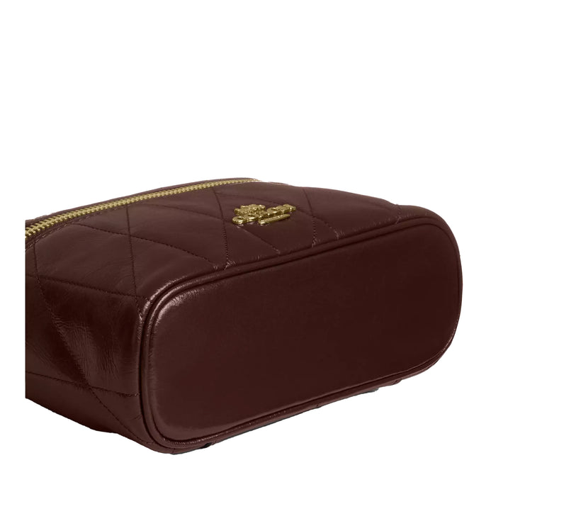 Coach Women's Rainer Crossbody Bag 18 With Quilting Gold/Maple