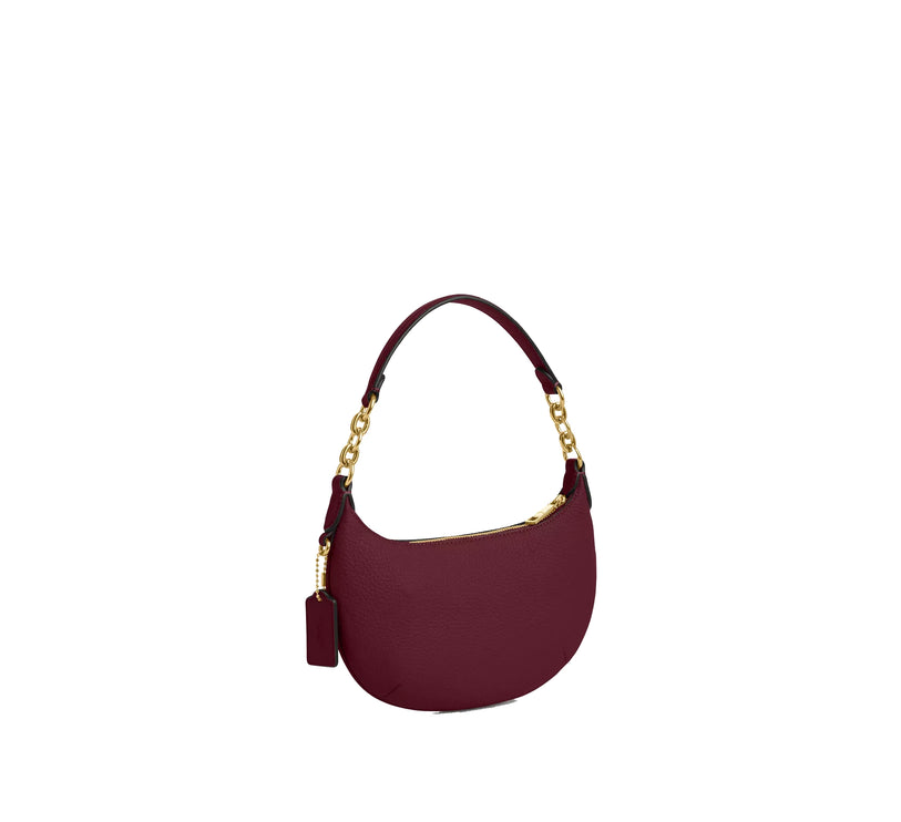 Coach Women's Mini Payton Bag Gold/Dark Cherry