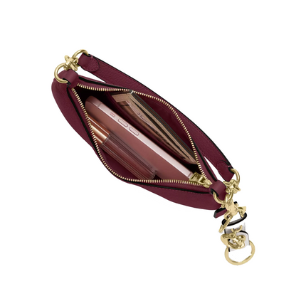 Coach Women's Mini Payton Bag Gold/Dark Cherry