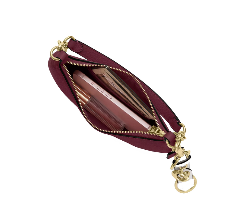 Coach Women's Mini Payton Bag Gold/Dark Cherry