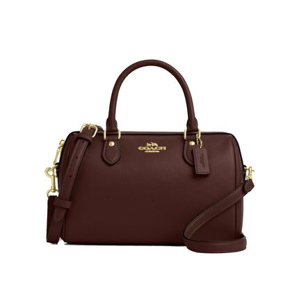 Coach Women's Rowan Satchel Bag Gold/Maple
