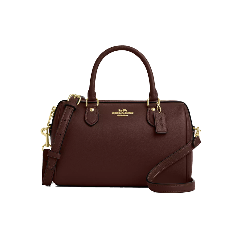 Coach Women's Rowan Satchel Bag Gold/Maple