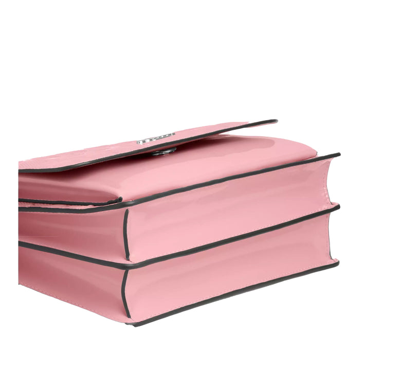 Coach Women's Klare Crossbody Bag In Signature Leather Silver/Pink