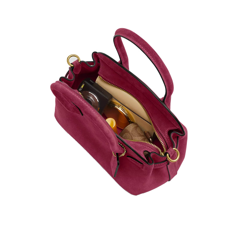 Coach Women's Soft Empire Carryall Bag 21 Brass/Dark Fuchsia