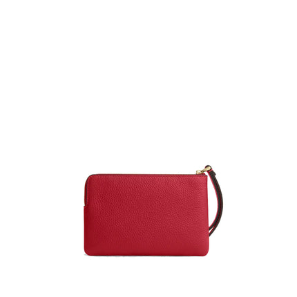 Coach Women's Corner Zip Wristlet Gold/Poppy