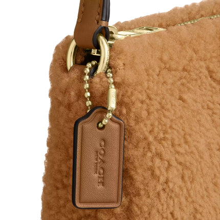 Coach Women's Nolita 19 In Shearling Gold/Natural