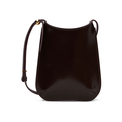 Jacquemus Women's The Bisou Phone Pouch Dark Burgundy