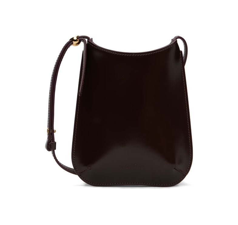 Jacquemus Women's The Bisou Phone Pouch Dark Burgundy