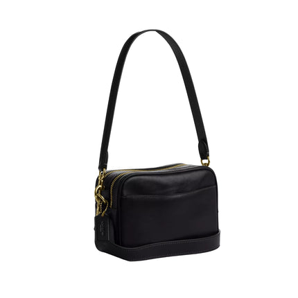 Coach Women's Mini Carey Crossbody Bag Gold/Black