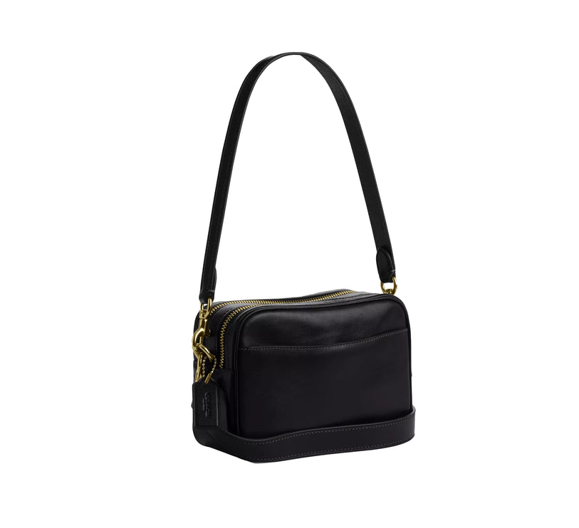 Coach Women's Mini Carey Crossbody Bag Gold/Black