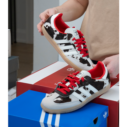 Adidas Women's Samba OG Shoes Aurora Coffee/Off White/Gum KI6956