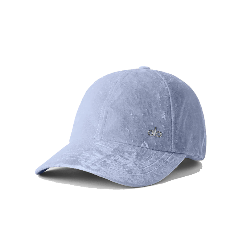 alo Unisex Velvet Off-Duty Cap Winter Frost