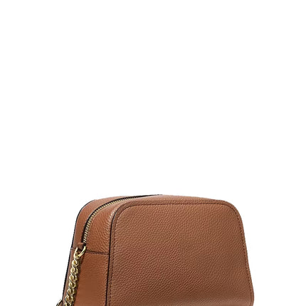Michael Kors Women's Ashton Extra-Small Camera Crossbody Bag Luggage/Gold