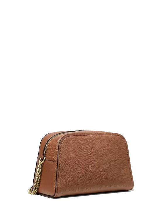 Michael Kors Women's Ashton Extra-Small Camera Crossbody Bag Luggage/Gold