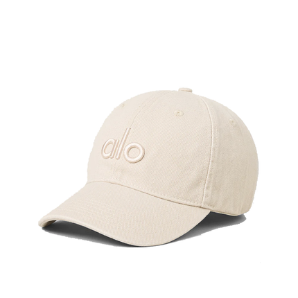 alo Unisex Washed Off-Duty Cap - Sand Dollar