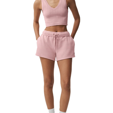 alo Women's Seamless Pointelle Tank Vintage Pink