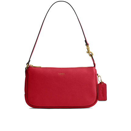 Coach Women's Plaza Bag Brass/Scarlet