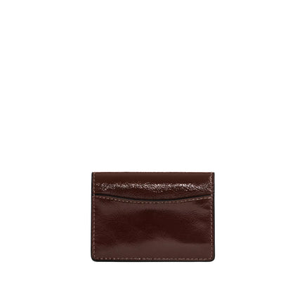 Coach Women's Card Case With Charms Silver/Maple