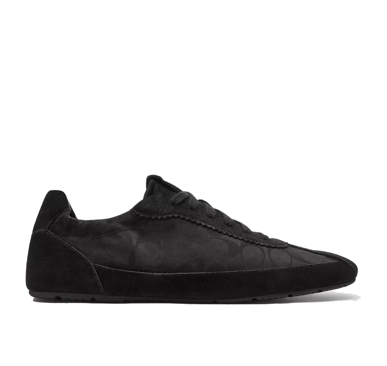 Coach Men's Soft Sneaker In Signature Nylon Black