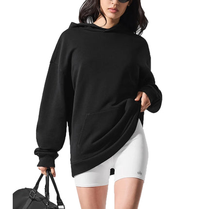 alo Women's Chill Hoodie Black