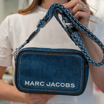 Marc Jacobs Women's Flash Denim Crossbody Bag Blue