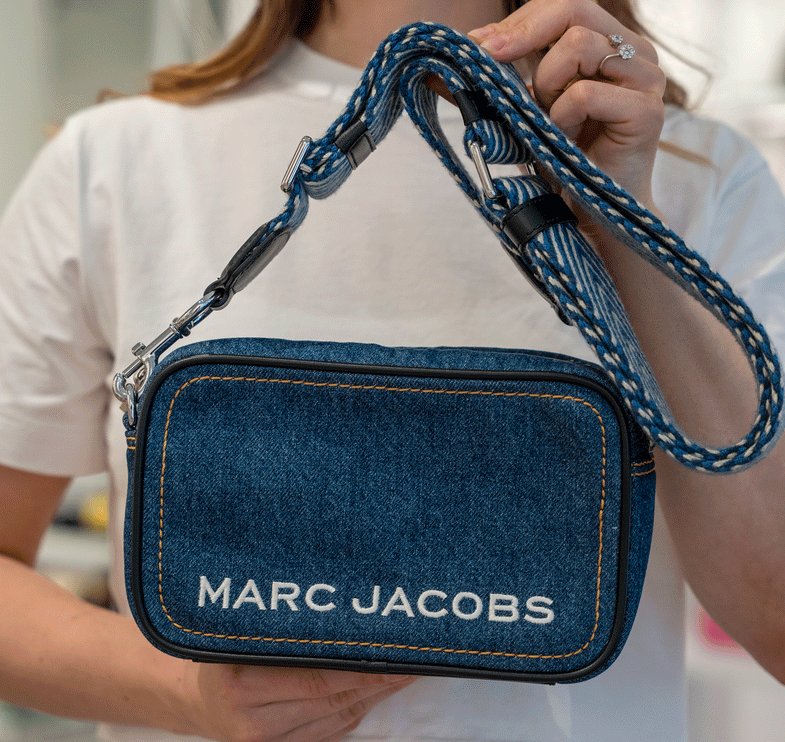 Marc Jacobs Women's Flash Denim Crossbody Bag Blue