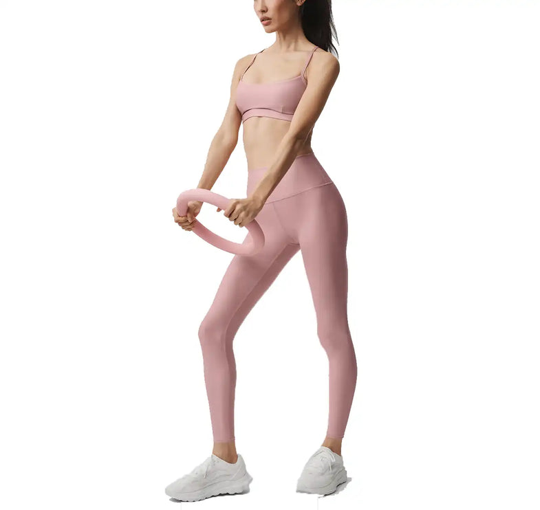 alo Women's 7/8 High-Waist Airlift Legging Vintage Pink