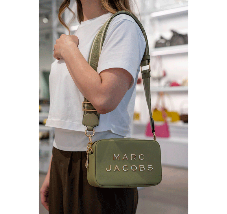 Marc Jacobs Women's Flash Leather Crossbody Bag Green