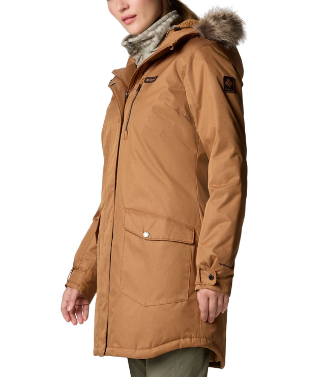 Columbia Women's Suttle Mountain Long Insulated Jacket Camel Brown