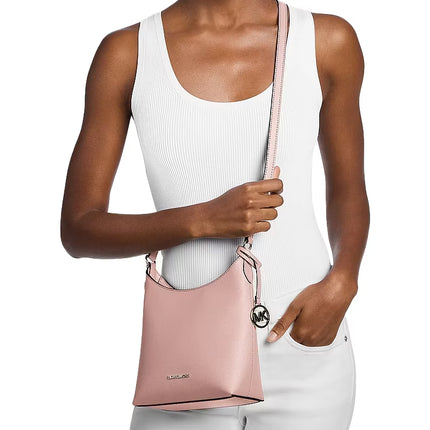 Michael Kors Women's Maya Small Crossbody Bag Powder Blush/Gold