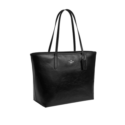 Coach Women's City Tote Bag Silver/Black