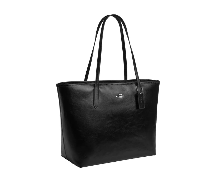 Coach Women's City Tote Bag Silver/Black