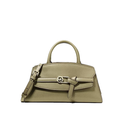 Michael Kors Women's Greta Small Leather Convertible Crossbody Bag Oregano