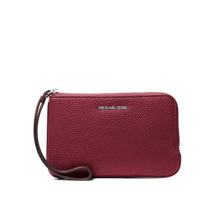Michael Kors Women's Jet Set Travel Small Wristlet Maroon