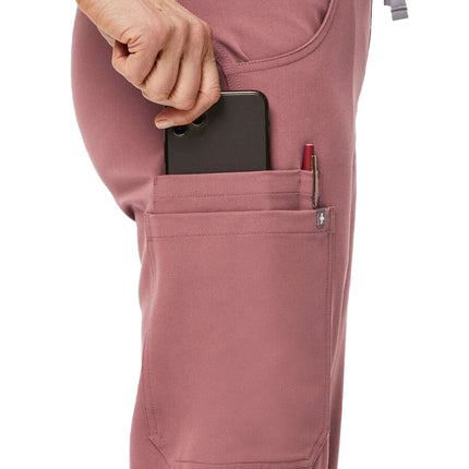 FIGS Women's Kade Cargo Scrub Pants Mauve