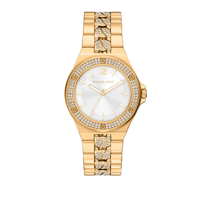 Michael Kors Women's Lennox Pavé Gold-Tone Watch Gold MKO1246
