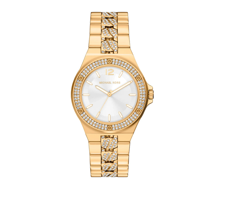 Michael Kors Women's Lennox Pavé Gold-Tone Watch Gold MKO1246