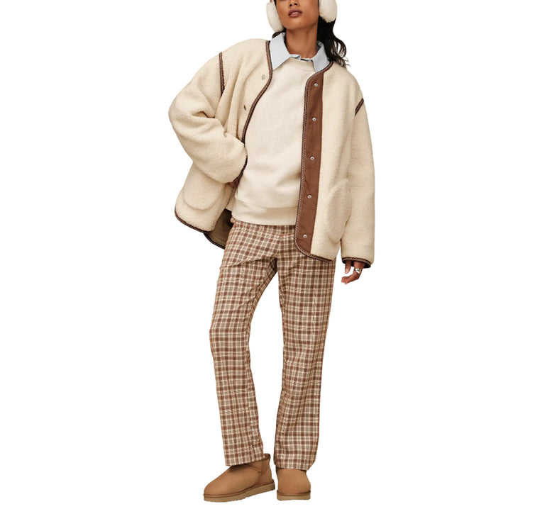 UGG Women's Emmersyn UGGbraid Jacket Cream