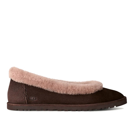 UGG Women's Zora Ballet Flat Dusted Cocoa