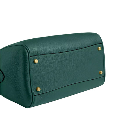 Coach Women's Rowan Large Satchel Bag Gold/Emerald