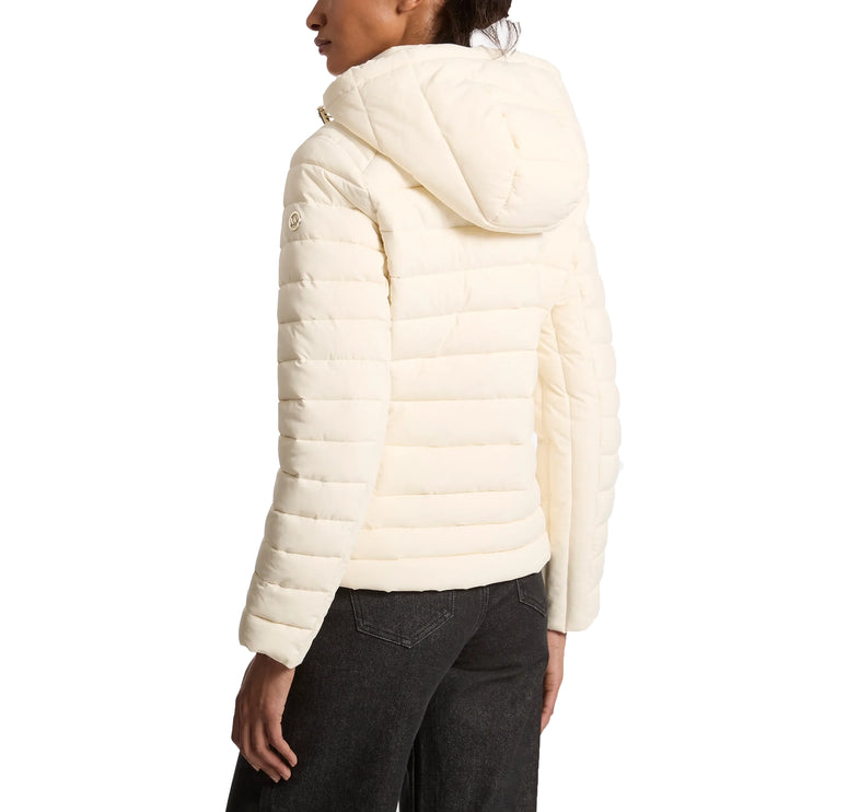 Michael Kors Women's Chevron Quilted Jacket Bone