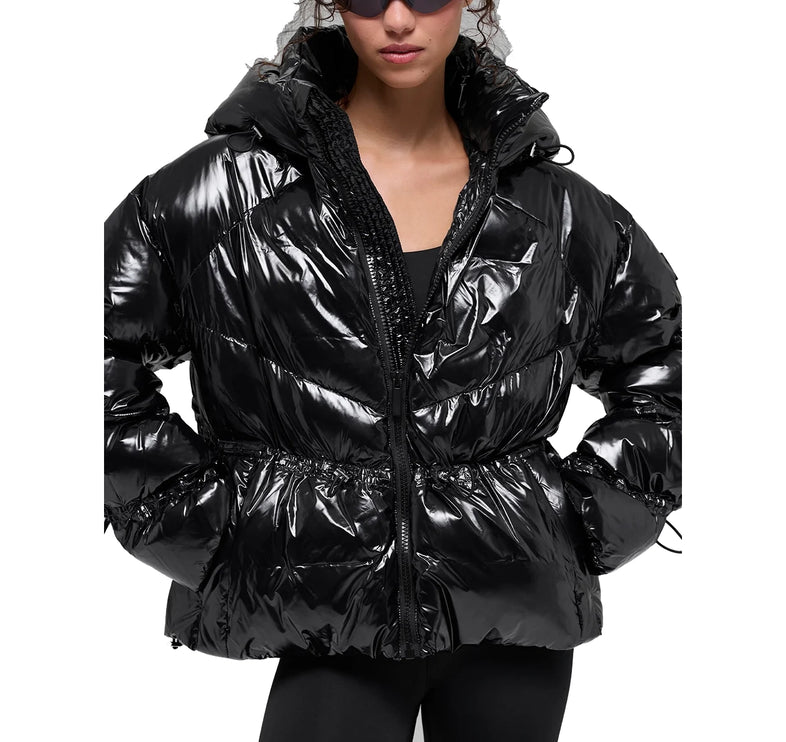 alo Women's Stunner Puffer Jacket Black