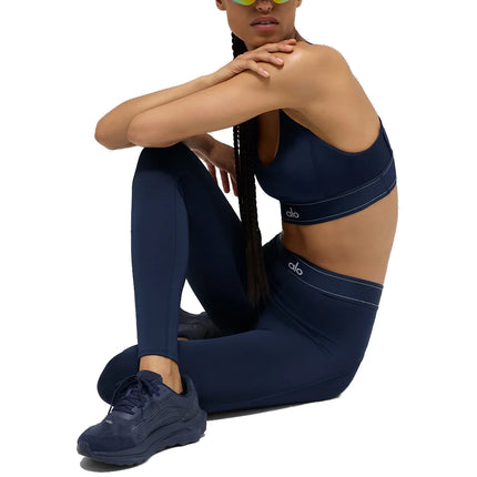 alo Women's Airlift High-Waist Suit Up Legging Navy/Navy