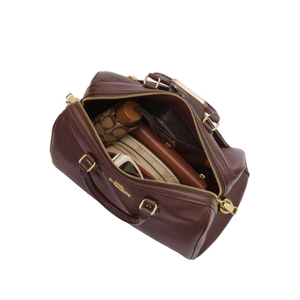 Coach Women's Rowan Large Satchel Bag Gold/Maple