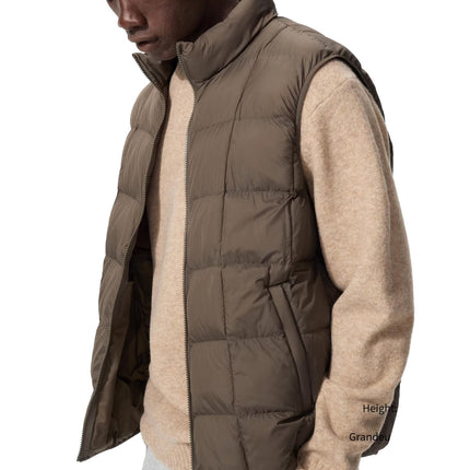 Uniqlo Men's Pufftech Vest 34 Brown