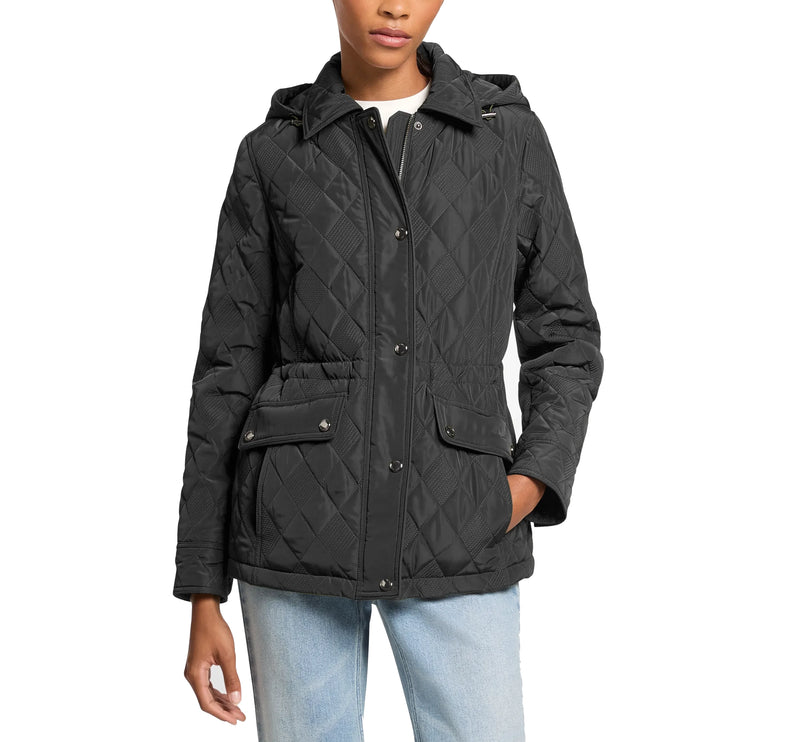 Michael Kors Women's Quilted Jacket Black