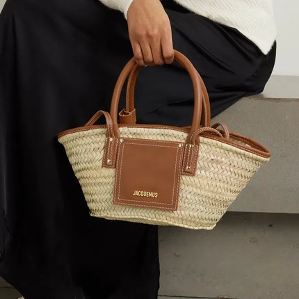 Jacquemus Women's The Small Soli Basket Light Brown