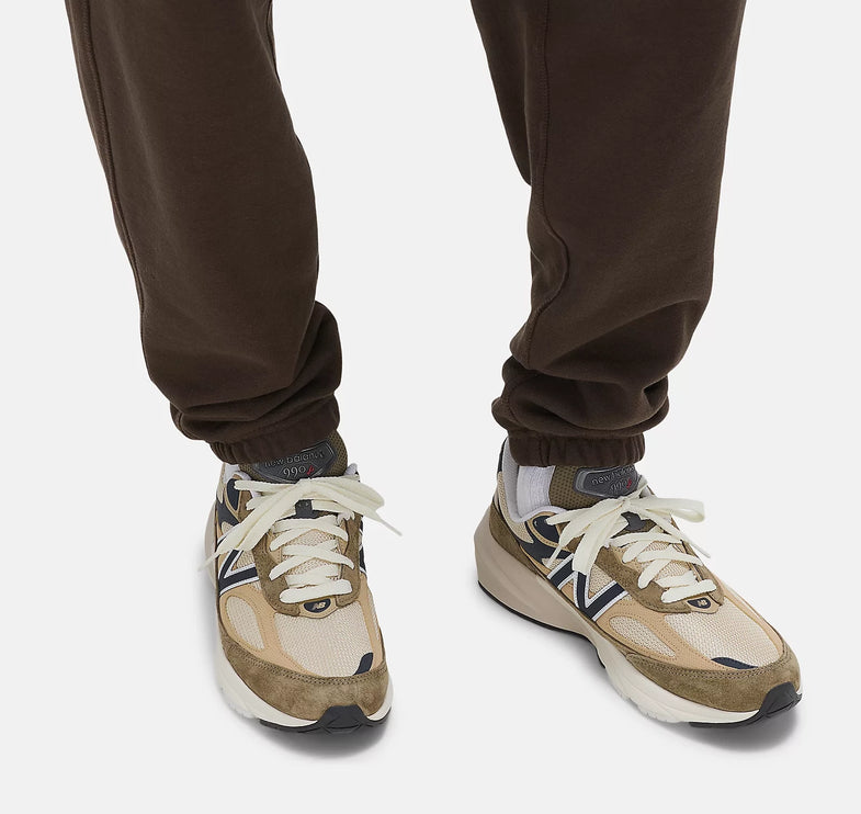 New Balance Unisex Made in USA 990v6 Dark Camo with Incense and Natural Indigo U990WO6