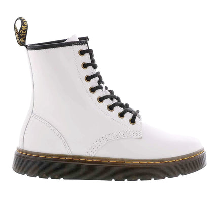 Dr. Martens Unisex Zavala Leather Boots White