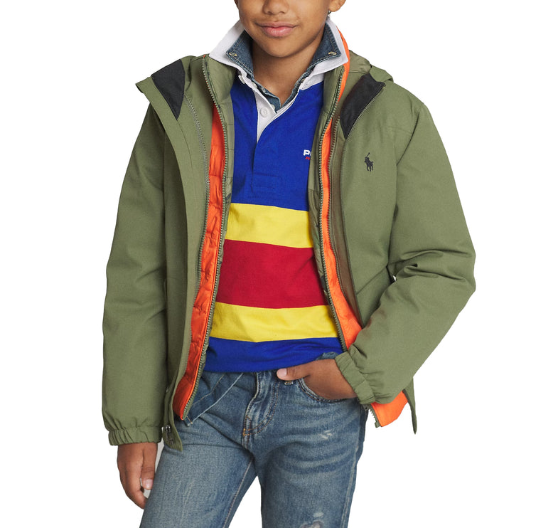 Polo Ralph Lauren Unisex Kid's P-Layer 1 Hooded Jacket Garden Trail